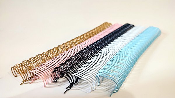 Wire-o Duplo Anel 3/4 para 140 folhas A4 2x1 10 unidades
