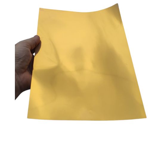 Vinil Dourado Adesivo A4 para Jato de Tinta - 10 folhas