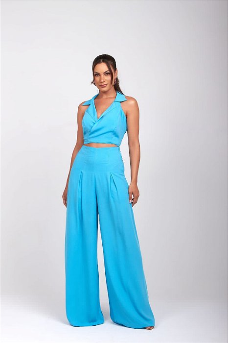 Conjunto Fabiola Azul Duplo Sentido