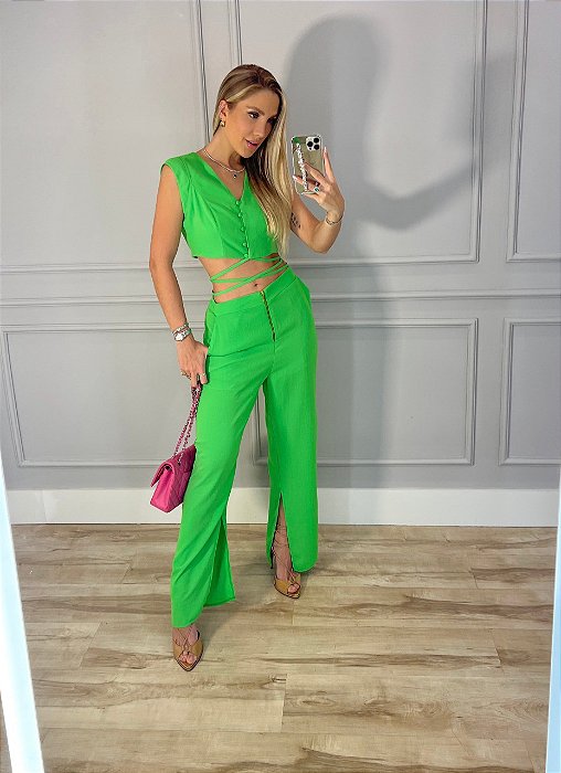 Conjunto Iracema Verde Duplo Sentido
