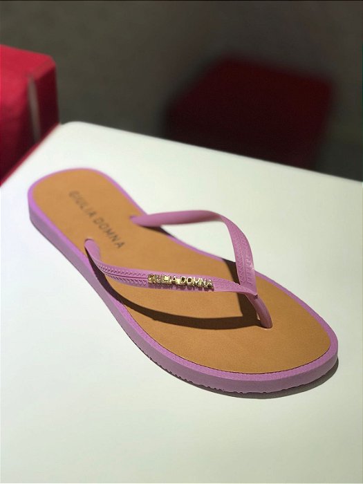 Chinelo Lilás Giulia Domna