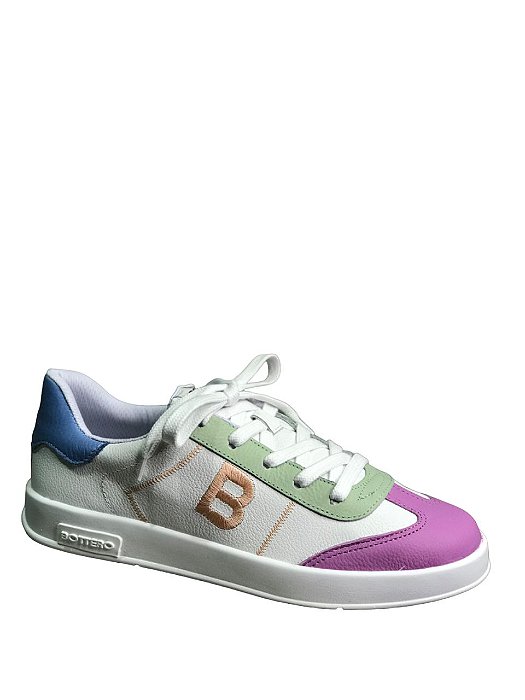 Bottero - Tênis Casual Couro Multicor