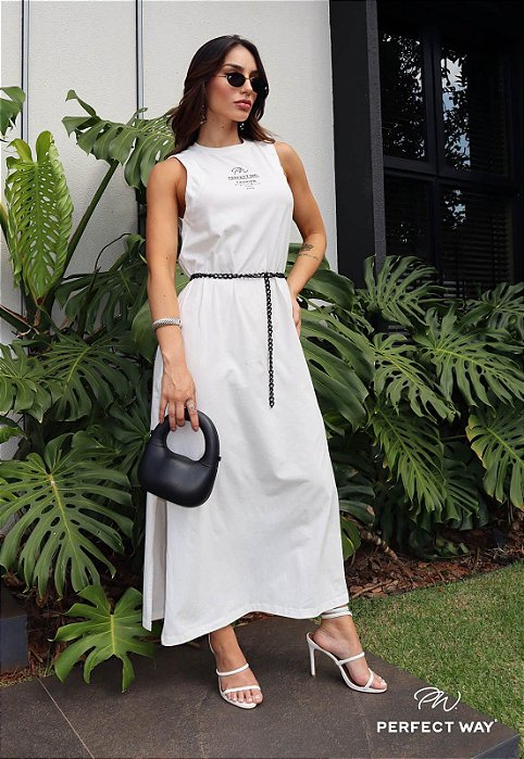 Perfect Way - Vestido Longo Estampa Exclusiva