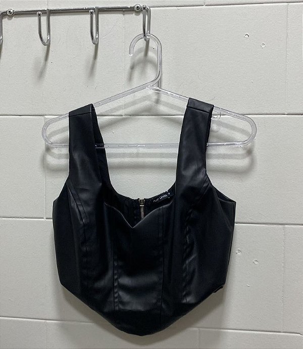 Flor Linda - Cropped Corselet Courino