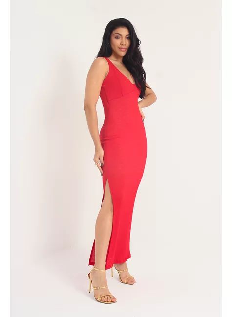 Luleg - Vestido Tricot Super Midi