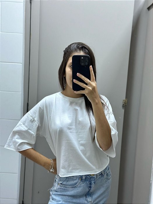 Strutz  - Cropped Branco B