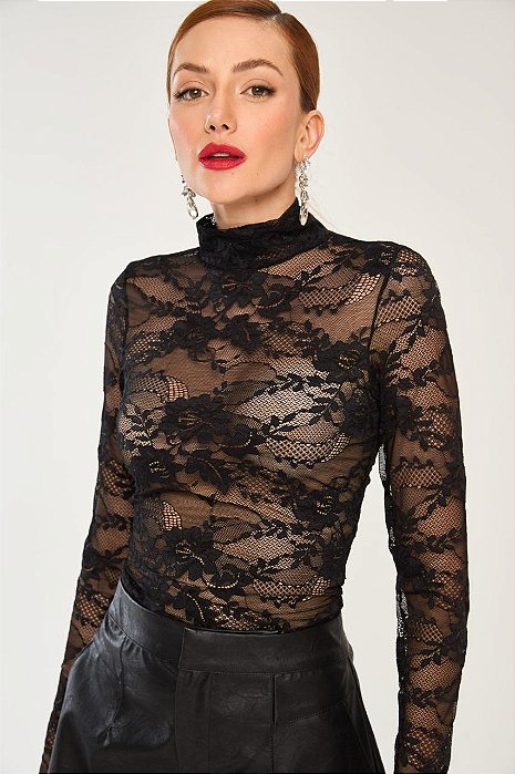 Flor Linda - Blusa de Renda Mari