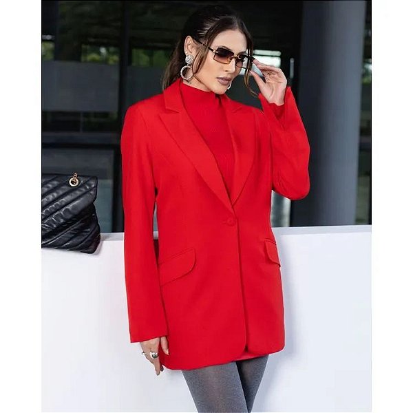 Murau - Blazer Camila Vermelho