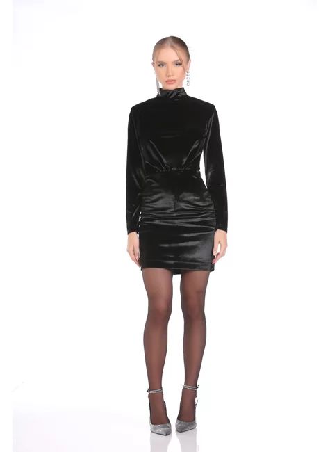 Luleg - Vestido Curto Veludo