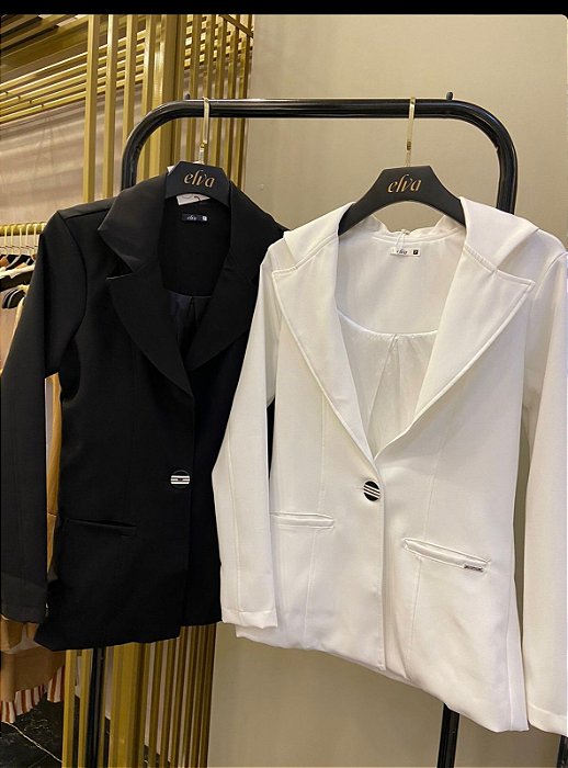 Elva - Blazer Joli Preto