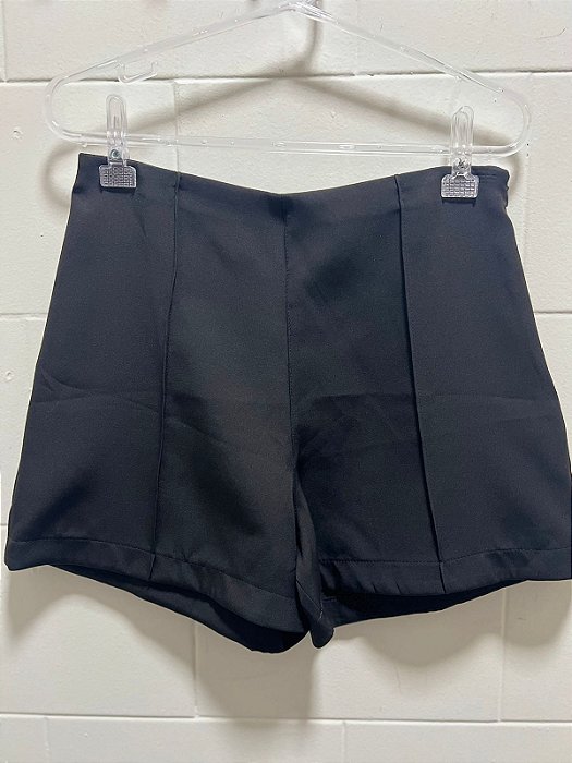 Únicas - Short Alfaiataria Preto