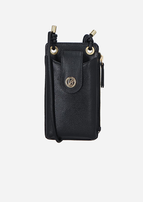 Luiza Barcelos - Mini Bolsa Porta Celular Preto