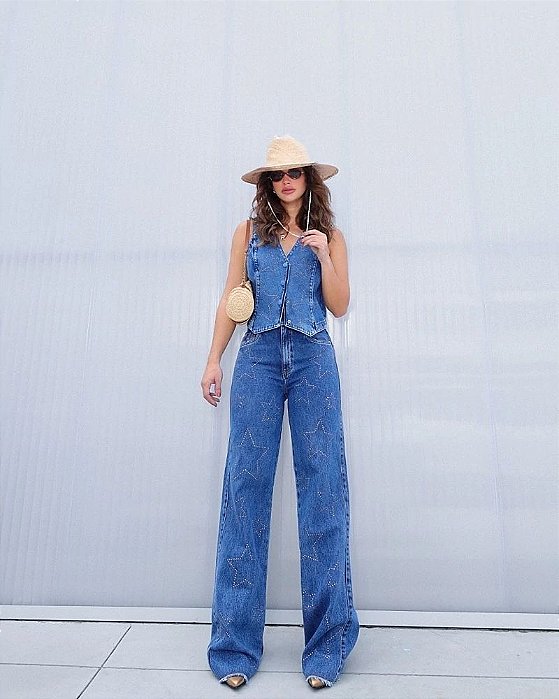 Villon - Calça Wide Leg Iris