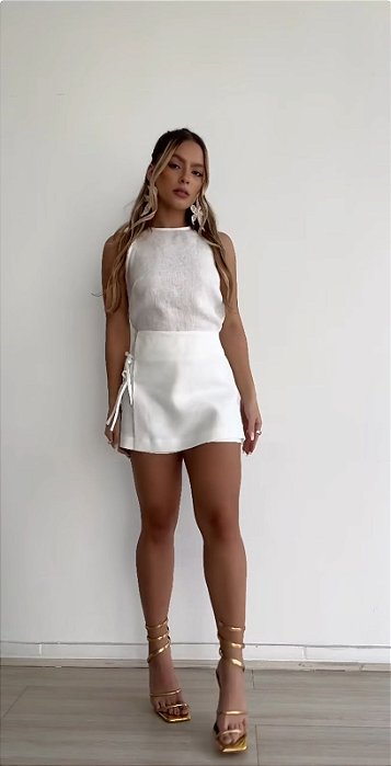 Salgunamu - Conjunto Linho Off White