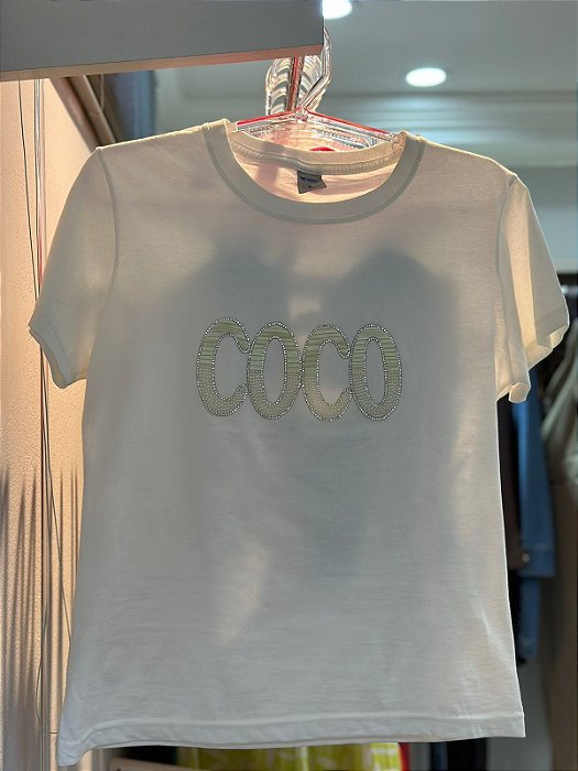 Roma  - T-Shirt Coco c/ Aplicações