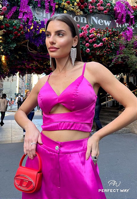 Perfect Way - Cropped Pink