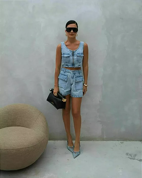 Alcance - Cropped Jeans Miami