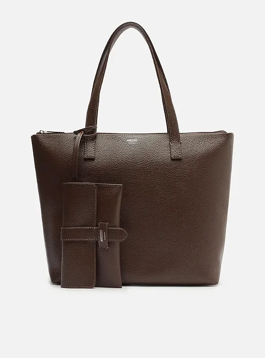 Arezzo - Bolsa Shopping Marrom Dark