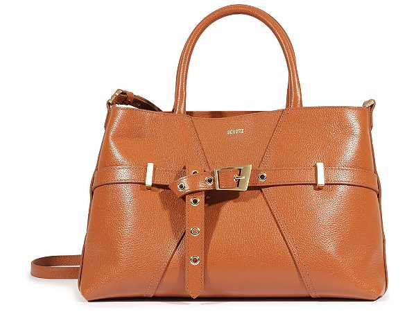 Schutz - Bolsa Grande Caramelo