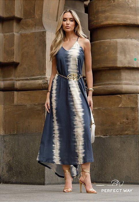 Perfect Way - Vestido Maxi Midi Feminino