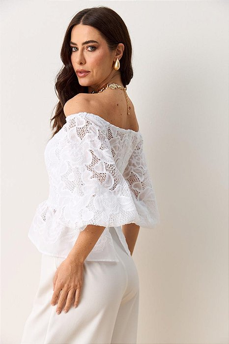 Flor Linda - Blusa Florence Off White