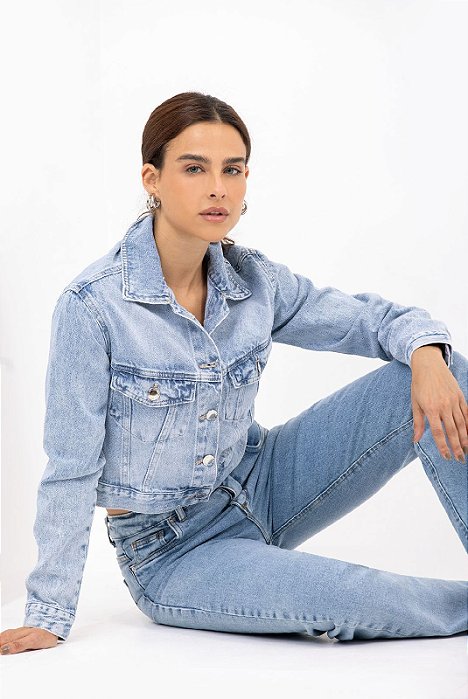 BLD - Jaqueta Jeans Claro