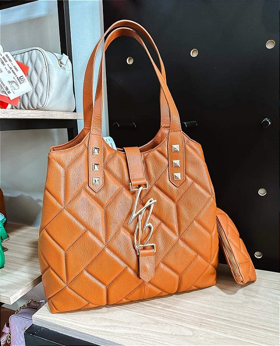 Luiza Barcelos - Bolsa Hobo LB Caramelo