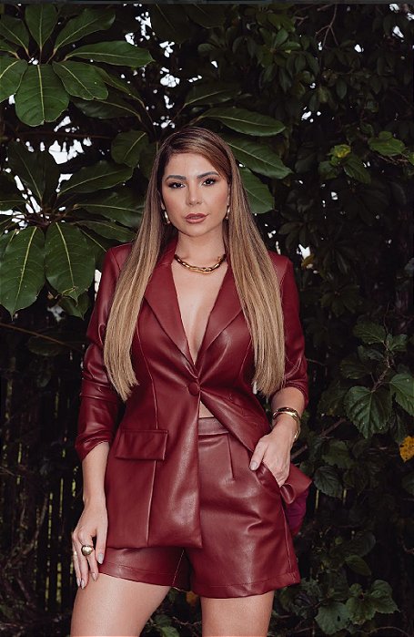 Onça Preta - Blazer Couro