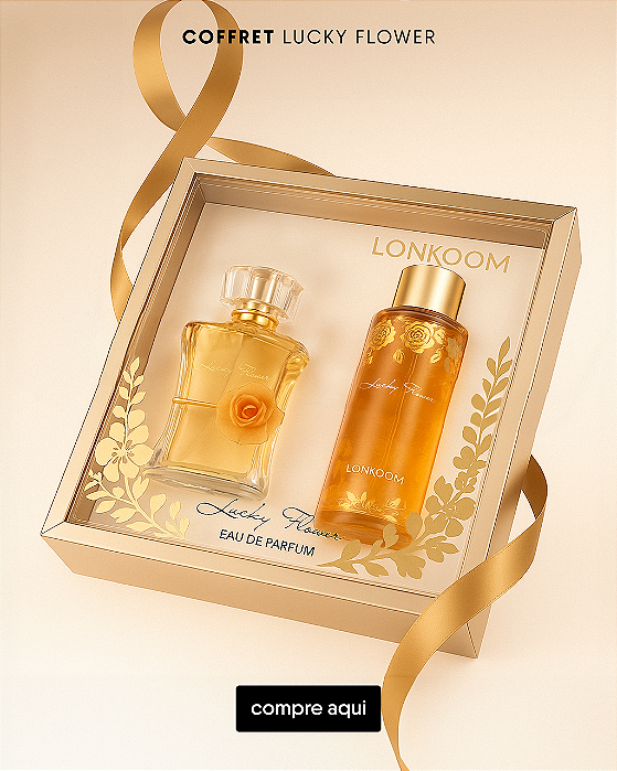 Kit Feminino - Lonkoom Lucky Flower Orange