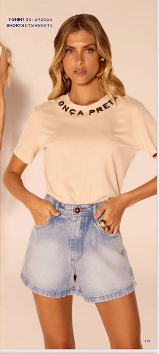 Onça Preta - Short All Jeans