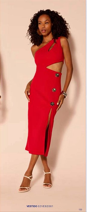 Onça Preta - Vestido Midi