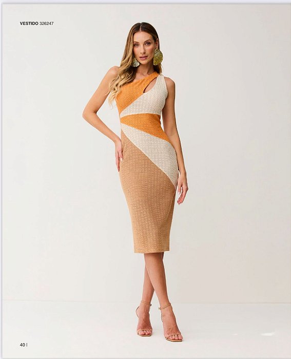 Charry - Vestido Super Midi Tricô
