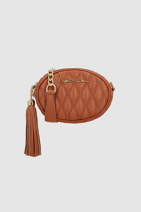 Luiza Barcelos - Bolsa Redonda em Couro