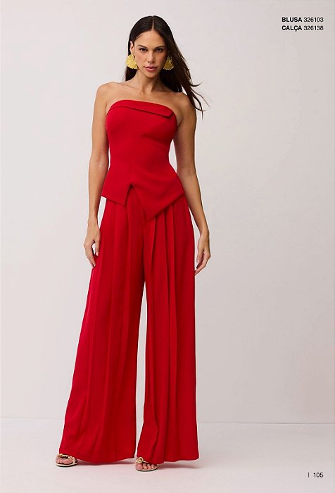 Charry - Blusa Estruturada Lisa