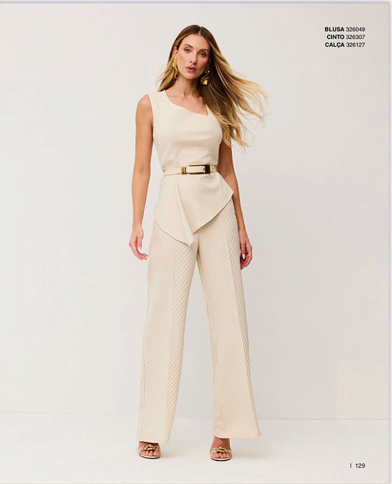 Charry - Blusa Alfaiataria com Babado