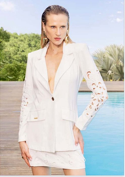 Onça Preta - Blazer Bordado