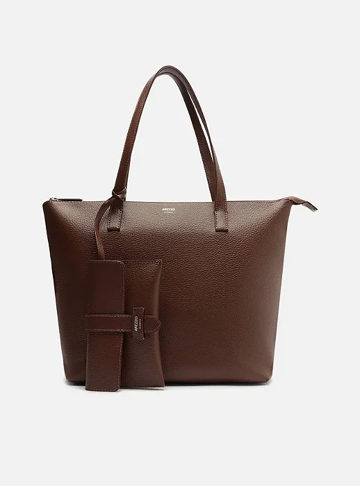 Arezzo - Bolsa Shopping Marrom Mercato