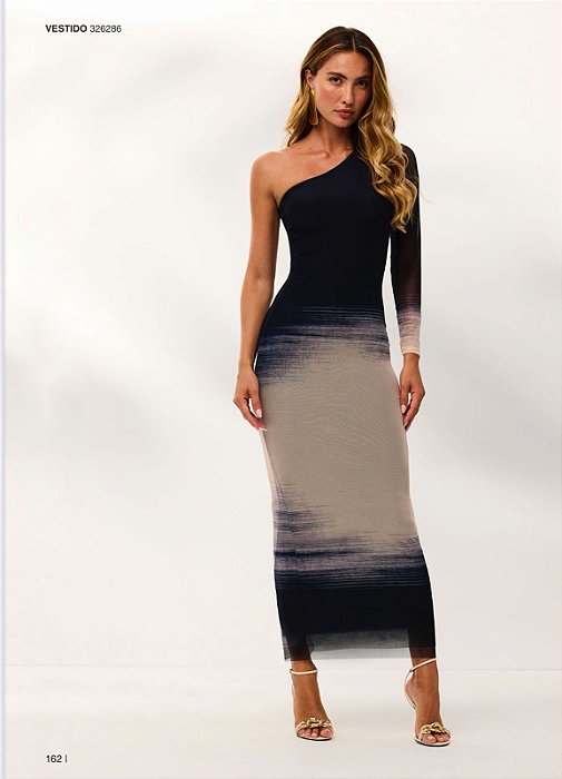Charry - Vestido Super Midi Estampado