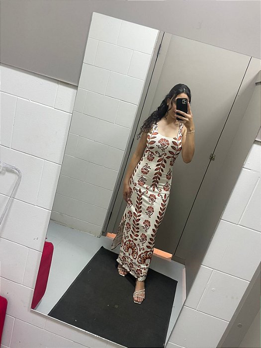 Roma - Vestido Longo Estampado