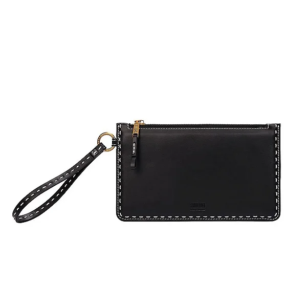Santa Lolla - Clutch Material Rustico Preto