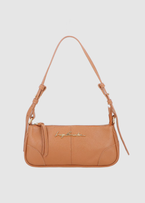 Luiza Barcelos - Bolsa Baguete Pequena Caramelo