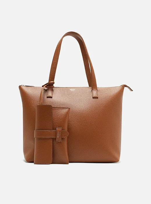 Arezzo - Bolsa Shopping Marrom Cercato