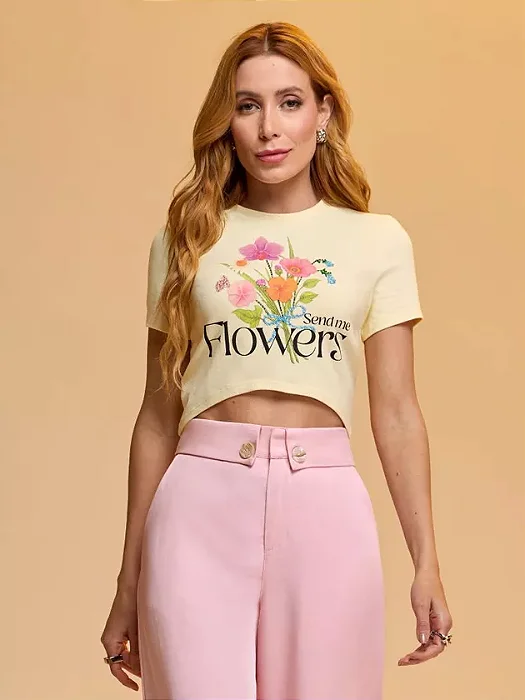 Flor Linda - Blusa Flowers