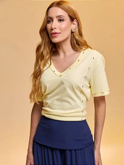 Flor Linda - Blusa Bordada