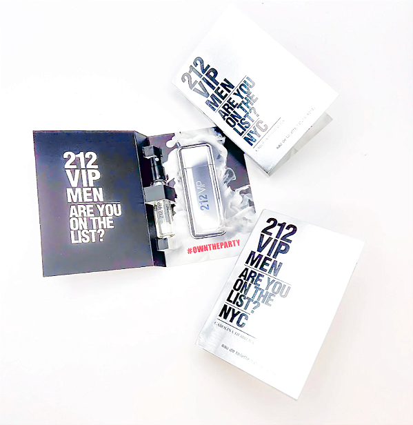 Perfume Masculino - Flaconete Carolina Herrera 212 Vip Men