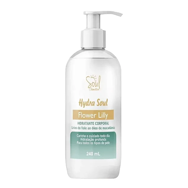 Soul Cosméticos - Hidratante Flower Lilly
