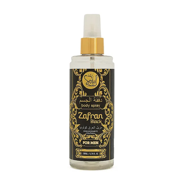 Soul Cosméticos - Body Splash Zafran Black