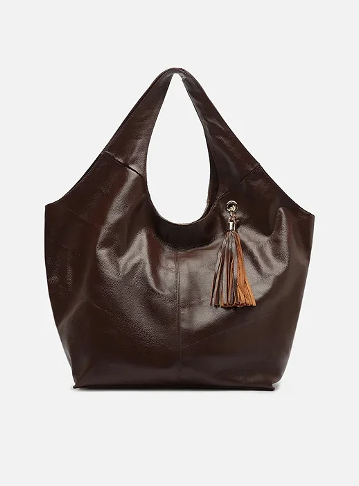 Arezzo - Bolsa Hobo Marrom Cocoa