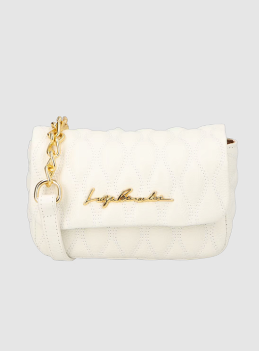 Luiza Barcelos - Bolsa CrossBody em Couro Off White