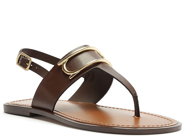 Arezzo - Sandália Rasteira Marrom